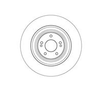 2x TRW Disque De Frein Ventilé Ø360mm Pour Hyundai Kona OS OSE OSI