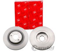 2X TRW Disques de Frein 320mm Ventilé Avant Pour Renault Clio Espace Grand