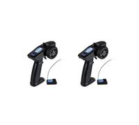 2X Turbo Racing 2.4G 4CH Système à Distance Affichage LCD Émetteur Radio Télécommande avec Récepteur pour RC Voiture Auto Bateau