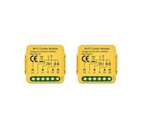 2X Tuya WIFI Module de Commutateur de Rideau Connecté Volets Roulants Moteur Aveugle Application Life Fonctionne avec Alexa Home