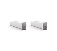 2X Tuya Zigbee Moteur de Rideau Intelligent Ouvre-Rideaux Électrique Super Silencieux pour Piste de Rideau Télécommande pour Alexa Prise UE