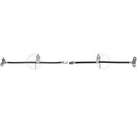 2x Tuyaux de frein flexibles A.B.S. AVANT G+D pour FORD TRANSIT