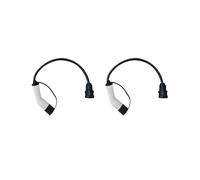 2X Type2 Vers Schuko 16A Voiture électrique Type 2 Prise Latérale de Charge Vers Prise Schuko EV Adaptateur de Charge Stations de Charge de Voiture