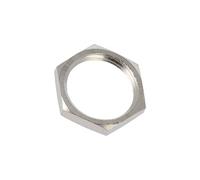 2X U166 Écrou Mat: laiton Placage: nickel Filetage: M12 Écrou: hexagonal APEM