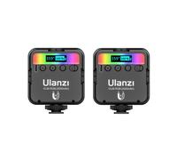 2X Ulanzi VL49 RGB LED Lumière de Remplissage Portable Multifonction 2500K-9000K Caméra de Poche Lumière de Remplissage éclairage de Photographie