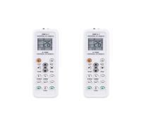 2X Universel 1000 En 1 LCD Faible Consommation D'énergie K-1028E Contrôleur de Télécommande de Climatisation Une / C