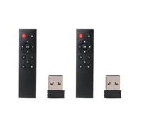 2X Universel 2.4G Clavier Souris Air Sans Fil TéLéCommande pour Android PC Box TV