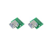 2X Usb 3.0 Femelle Vers Carte de Test de Broche D'Immersion Usb 3.0 Vers Module D'Adaptateur D'Alimentation Dip Convertisseur de Carte D'Adaptateur