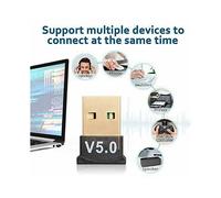 2X USB 5.0 Adaptateur Sans Fil Dongle Récepteur Stéréo ÉMetteur Audio pour PC Ordinateur Portable ÉCouteurs TV ÉMetteur