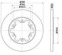 VAICO V25-40014 Disque de frein