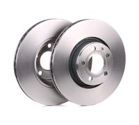 2x VAICO V10-80090 Disque de frein Avant pour AUDI A6 Avant (4F5, C6) 314,0mm