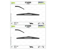 2x Valeo 574088 Essuie-Glace Arrière pour Renault Ca II Fiat 500E Mitsubishi ASX