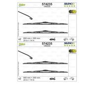 2X Valeo 574235 Balai D'Essuie-Glace Avant Pour Opel Karl C16