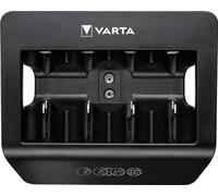 2x Varta 64760 Varta LCD Universal Charger+ (Type 57688), noir - charge 1x batterie 9 V ou jusqu'à 4x batteries AA, AAA, C ou D (NiMH) simultanément