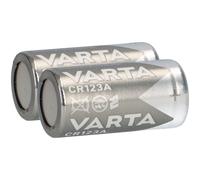 2x Varta Pile Photo CR123A Lithium 3V 1480mAh 1er Blister