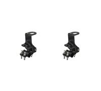 2X VéHicule CB Antenne Radio Mobile Support Miroir Pare-Chocs Toit Support sur Poteau Support Fixe pour Voiture Camion CB Radio VHF UHF