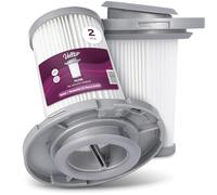 2x Vellto Filtre Aspirateur Compatible avec Tefal Adapté à Rowenta X-Force 8.60 RH9611WO Allergy Animal Kit Aqua X-Pert 6.60 Essential Combo 2en1 HEPA Rechange Accessoire