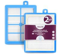 2x Vellto Filtre HEPA Pour Aspirateur Compatible Philips FC8031 Electrolux AEG EFH12 UltraSilencer Tornado Volta Purification Air Filtration Précise Accessoire Électroménager Allergènes