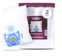 2x Vellto Sac Aspirateur Compatibles avec Bosch AquaWash&Clean BWD41720 ProHygienic BWD420HYG ProAnimal BWD421PET ProPerform BWD421PRO Sacs de Rechange Poussière Filtres