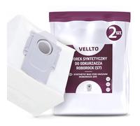 2x Vellto Sac Aspirateur Compatibles avec Xiaomi Roborock S8+/S8 Pro Ultra/S7 MaxV Ultra/Q7 Max+/Q8 Max+/Q5 Pro+/Q5 Max+ Q10 X5+/S5+ Q7 M5+/L5+ Sacs de Rechange Poussière Filtres