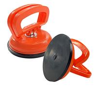 2x Ventouses, 50 KG kit débosselage ventouse sous Vide Orange Diamètre 12cm, ventouse en verre Ultra Puissantes, Carrelage Ventouse, Pour réparations électroniques Réparation de Bosses de Carrosserie