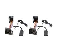 2X Voiture 5.0 Aux Câble Microphone Mains Libres Téléphone Portable Adaptateur D'Appel Gratuit pour Mondeo Focus Fiesta 6000 CD