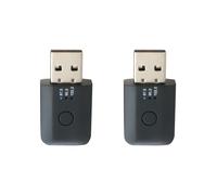 2X Voiture 5.1 Transmetteur FM RéCepteur Appel Mains Libres USB Kit de Voiture Adaptateur Audio de Voiture Sans Fil