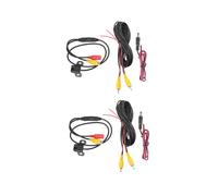 2X Voiture Arrière Caméra de Sauvegarde Arrière Vue Arrière Inversant Caméra Arrière Conception Papillon Avant Côté Vue Arrière Caméra pour
