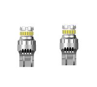 2X Voiture T20 7440 W21W LED Canbus Feux de Recul W21/5W 7443 LED Ampoule Frein Clignotants 6500K Feu Arrière Super argent