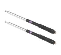 2X Walkie Antenne TÉlescopique Talkie Gain VHF pour GP328 GP300 GP88 GP340 GP338 CP040 GP380 GP68 GP2000 HT750 Radio Bidirectionnelle