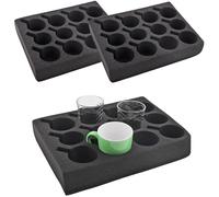 2x wamovo Porte-Gobelet Support Mousse Cadre de Harnais Caravane Mobile Home