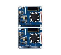 2X Waveshare Pouvoir Sur Ethernet HAT Prend En Charge la Carte D'Extension RéSeau PoE pour Raspberry Pi 4 ModèLe B