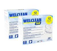 2x Welclean TAB nettoyant pour filtres