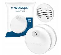 2x Wessper Actitex Disc Filtre à eau pour les bouteilles Wessper Activemax Triline 1l | Non-tissé de charbon actif breveté, hautement microporeux