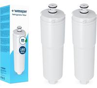 2x Wessper filtre à eau pour réfrigérateur Bosch, Siemens, Neff remplacement pour CS-52 VOLFLTR10 00576336, 576336, 640565, CS-452 451 51