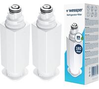 2x Wessper filtre à eau pour réfrigérateur Samsung remplacement pour HAF-QIN/EXP, DA97-17376B, DA97-08006C