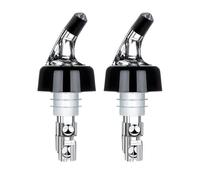 2x Wine Bottle Pourer Set - 30ml Quantitative Measured Dispenser, Premium Spirit Liquor Spout | Automatic Dual-Ball Portion Control Pourer, Commercial Bar & Restaurant Bartending Supplies