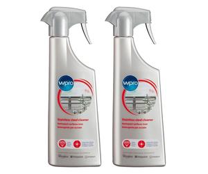 2x WPRO Spray nettoyant pour acier inoxydable (500 ml) 484000008423