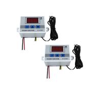 2X Xh-W3002 220V Contrôleur de Température LEDNumérique 10A Sonde de Commutateur de Commande de Thermostat avec Capteur ÉTanche W3002