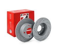 2x ZIMMERMANN 100.1205.52 Sport Coat Z Disque de frein Arrière 245mm