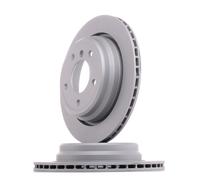 2x ZIMMERMANN 150.1286.20 Coat Z Disque de frein Arrière pour ALPINA B10 (E39)