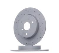 2x Disque de frein plein 405.4100.52 ZIMMERMANN pour SMART CITY-COUPE ROADSTER