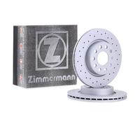 2x ZIMMERMANN 600.3233.52 Sport Coat Z Disque de frein Avant 280mm
