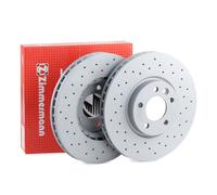 2x ZIMMERMANN 600.3249.52 Sport Coat Z Disque de frein Avant 340mm