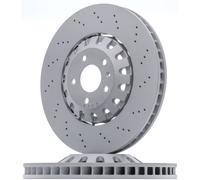 2x ZIMMERMANN Disque de frein Avant pour VW Touareg III (CR7, RC8) 375mm