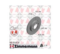 ZIMMERMANN 100.1248.20 Disque de frein