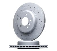 2x ZIMMERMANN Sport Coat Z Disque de frein Arrière pour BMW 5 Berline (F10)