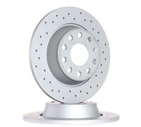 2x ZIMMERMANN Sport Coat Z Disque de frein Arrière pour VW Golf VI 3/5 portes