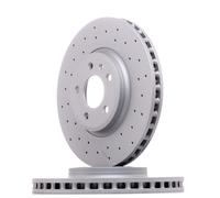 2x ZIMMERMANN Sport Coat Z Disque de frein Avant pour AUDI A4 B8 Avant (8K5)