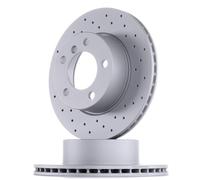 2x ZIMMERMANN Sport Coat Z Disque de frein Avant pour BMW 1 5 portes (F20) 284mm